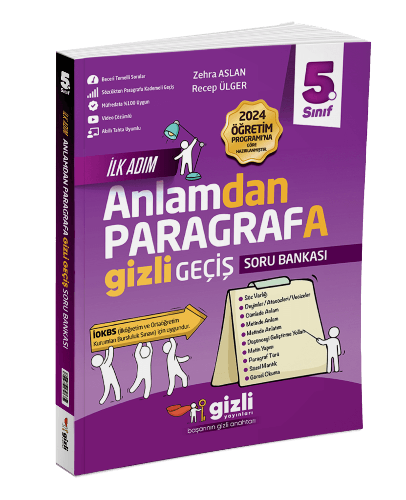 5. Sınıf İlk Adım Anlamdan Paragrafa Gizli Geçiş