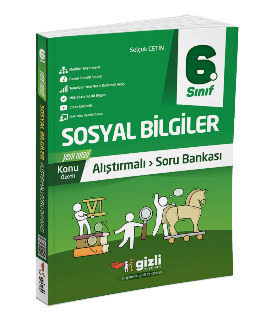 6. Sınıf Sosyal Bilgiler Alıştırmalı Soru Bankası
