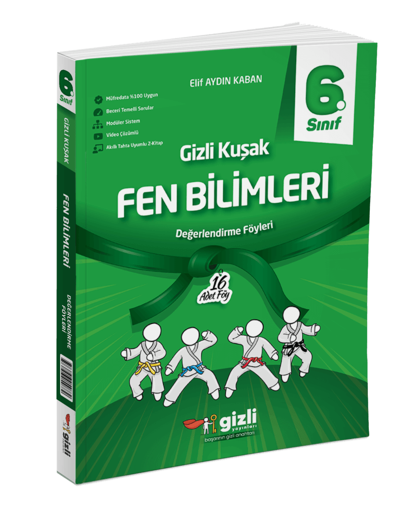 6. Sınıf Fen Bilimleri Gizli Kuşak Değerlendirme Föyleri