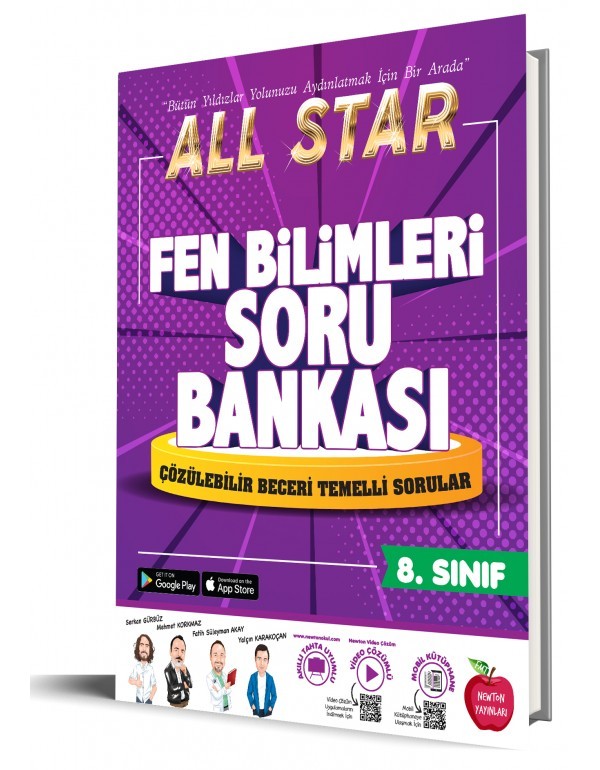 8. Sınıf All Star Fen Bilimleri Soru Bankası Newton Yayınları