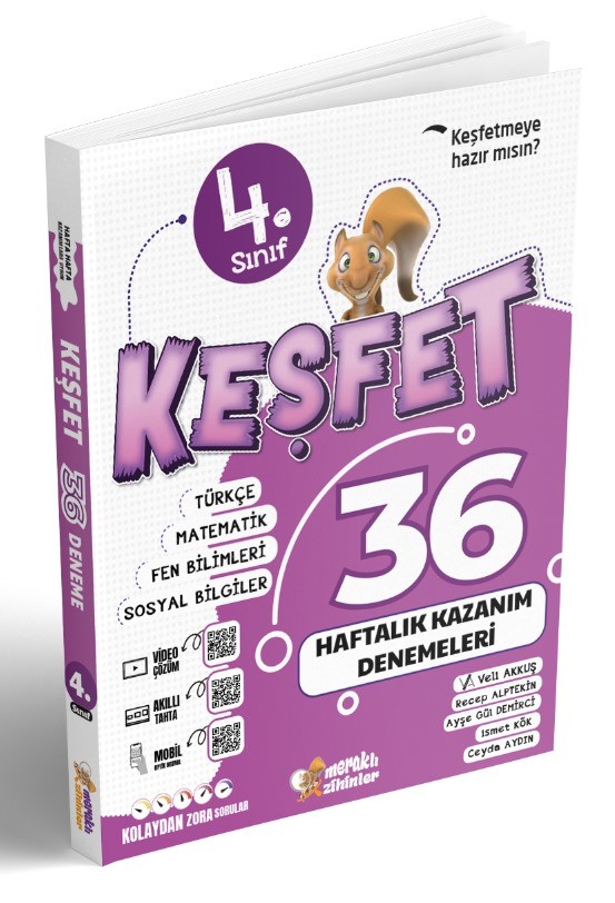 4. Sınıf Tüm Dersler Yeni Nesil Keşfet Haftalık Deneme