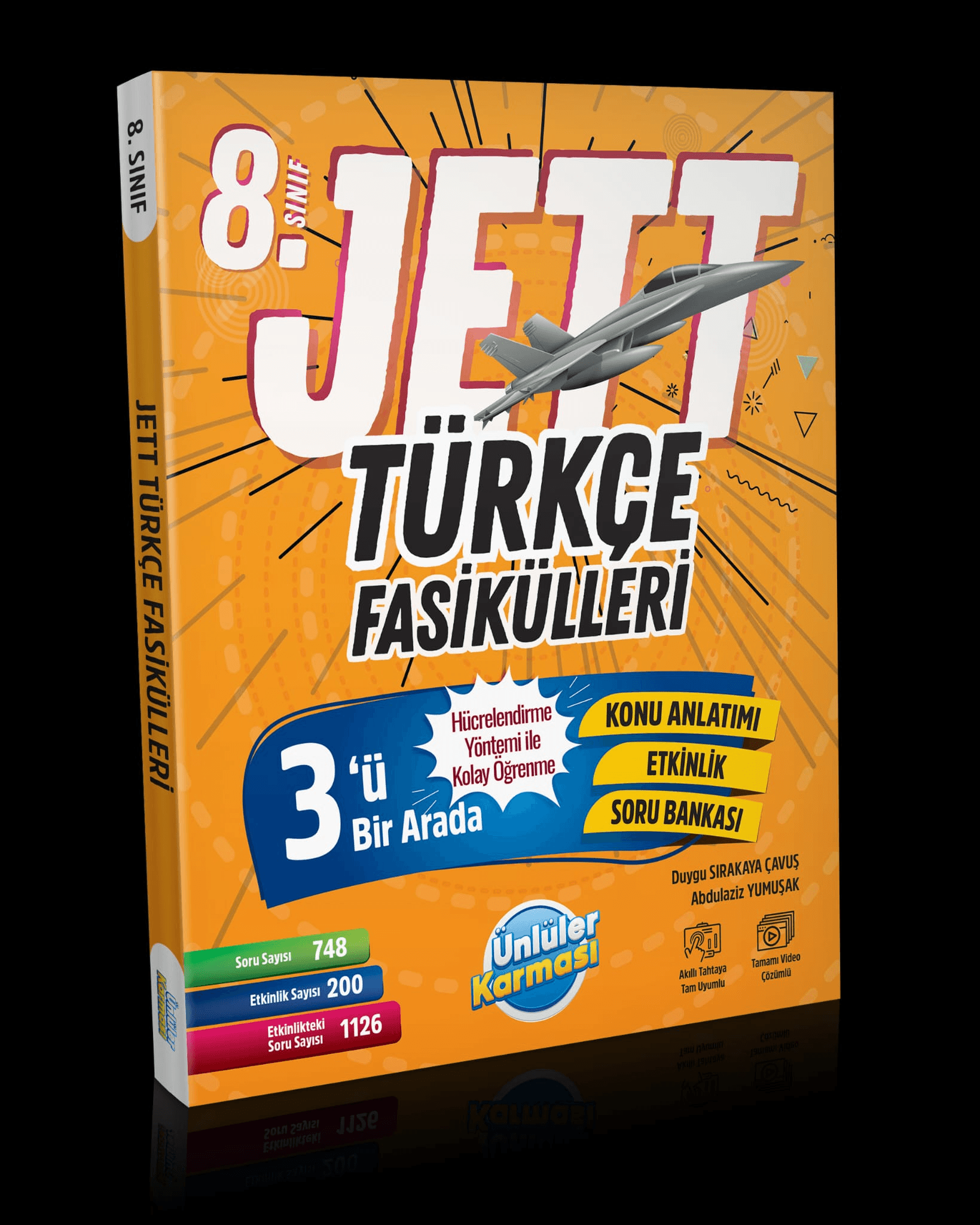 8. Sınıf Jett Türkçe Fasiküller Soru Bankası Ünlüler Karması