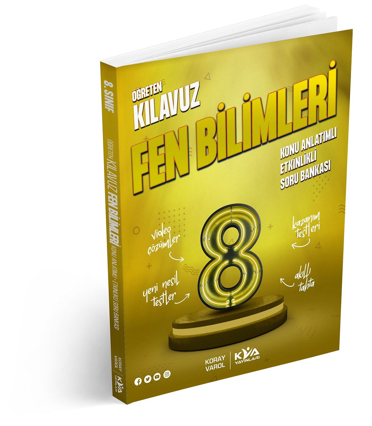 8. Sınıf Koray Varol Fen Bilimleri Öğreten Kılavuz Konu Anlatımlı Etkinlikli Soru Bankası