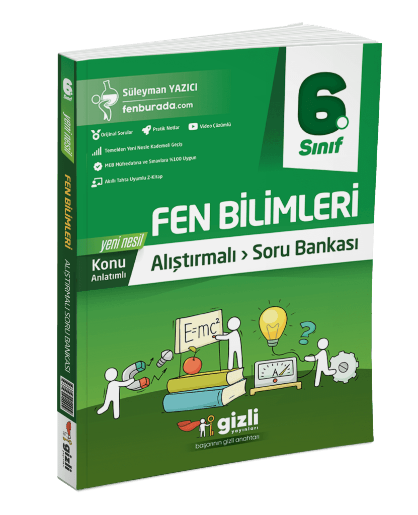 6. Sınıf Fen Bilimleri Konu Anlatımlı Alıştırmalı Soru Bankası