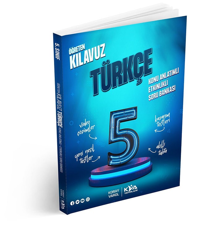 5. Sınıf Koray Varol Türkçe Öğreten Kılavuz Konu Anlatımlı Etkinlikli Soru Bankası KVA Koray Varol