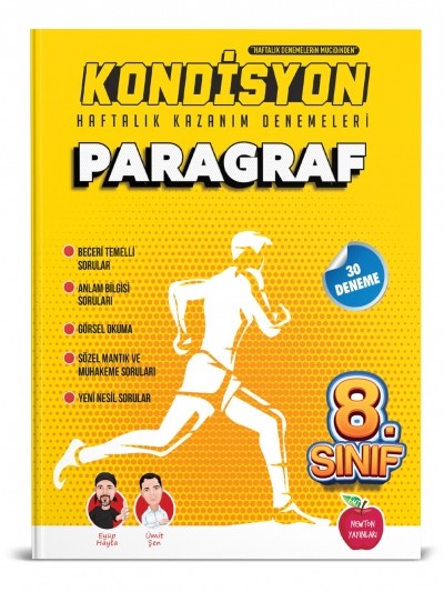 8. Sınıf Paragraf Kondisyon Haftalık Kazanım Denemeleri Newton Yayınları