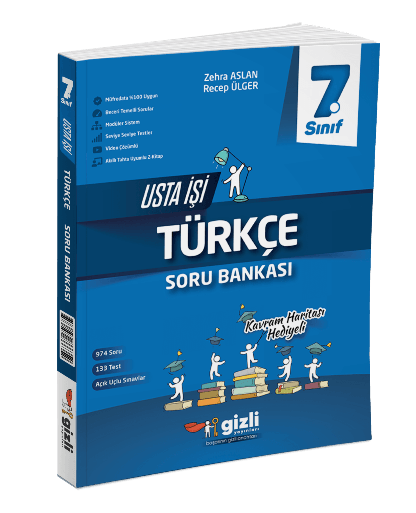 7.Sınıf Türkçe Usta İşi Soru Bankası+Kavram Haritası
