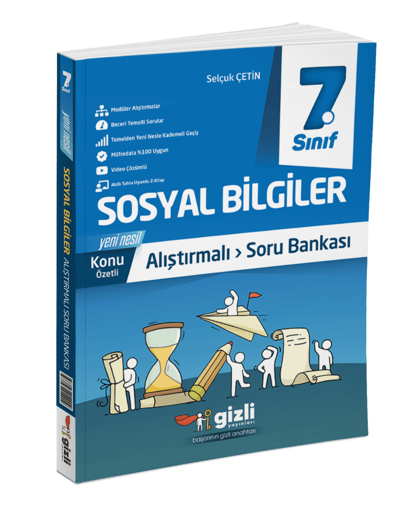 7. Sınıf Sosyal Bilgiler Alıştırmalı Soru Bankası