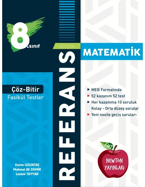 8. Sınıf Çöz Bitir Referans Matematik Fasikül Testler Newton Yayınları