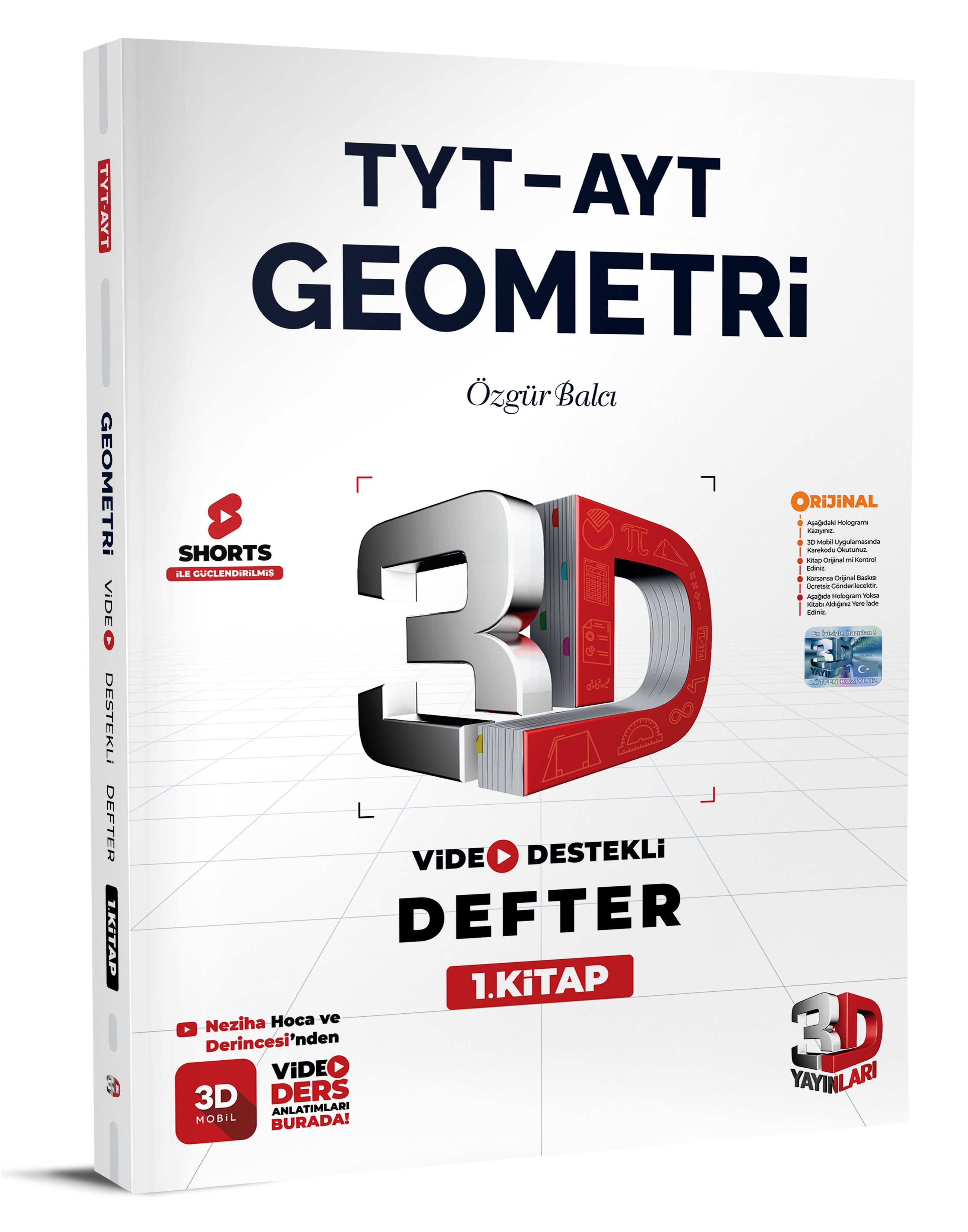 TYT AYT Geometri Video Destekli Defter 1. Kitap