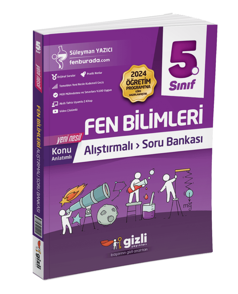 5. Sınıf Fen Bilimleri Konu Anlatımlı Alıştırmalı Soru Bankası