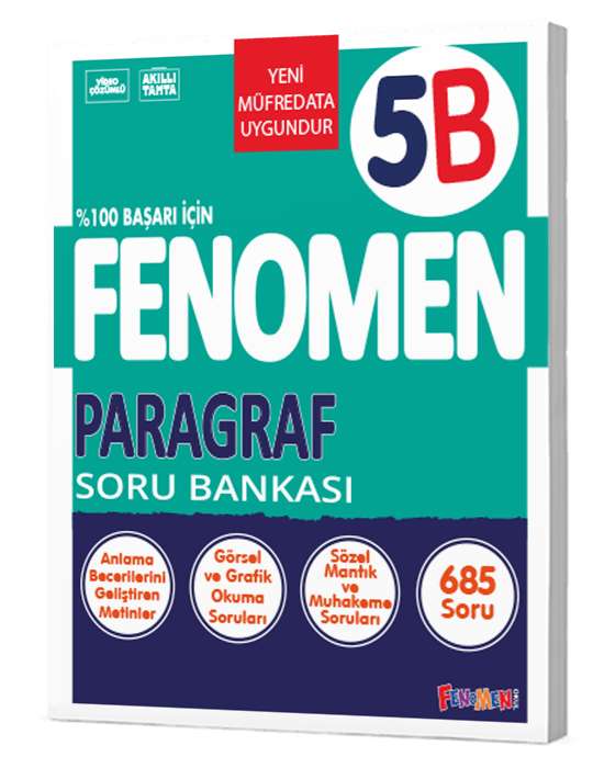 5. Sınıf Fenomen Paragraf B Soru Bankası Fenomen Okul Yayınları