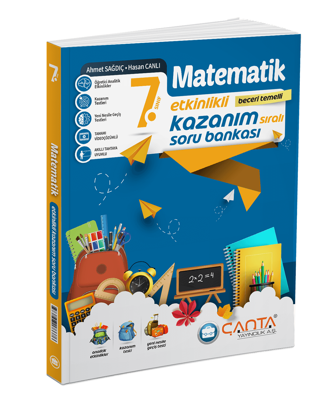 7. Sınıf Matematik Etkinlikli Kazanım Soru Bankası Çanta Yayınları