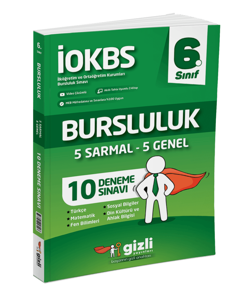 6.Sınıf İOKBS Bursluluk 10 Deneme Sınavı