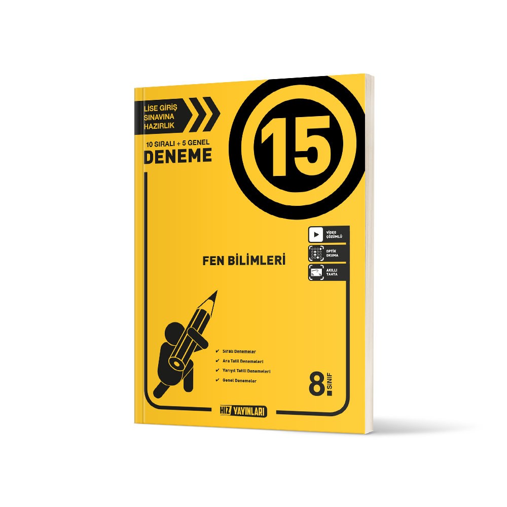 8. Sınıf Fen Bilimleri 15’li Deneme