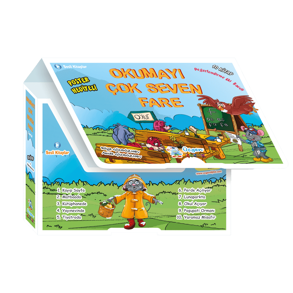 Okumayı Çok Seven Fare – Kutulu 10 Kitap