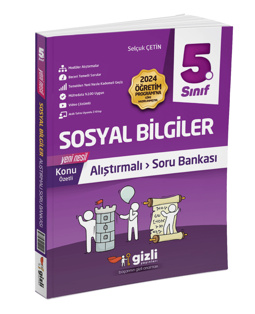 5. Sınıf Sosyal Bilgiler Alıştırmalı Soru Bankası