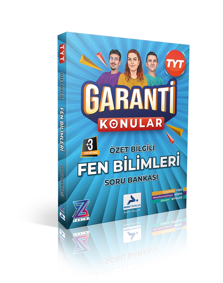 Paraf Z Takımı TYT Fen Bilimleri Garanti Konular Soru Bankası