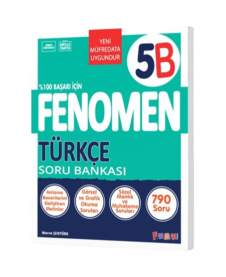 5. Sınıf Fenomen Türkçe B Soru Bankası Fenomen Okul Yayınları
