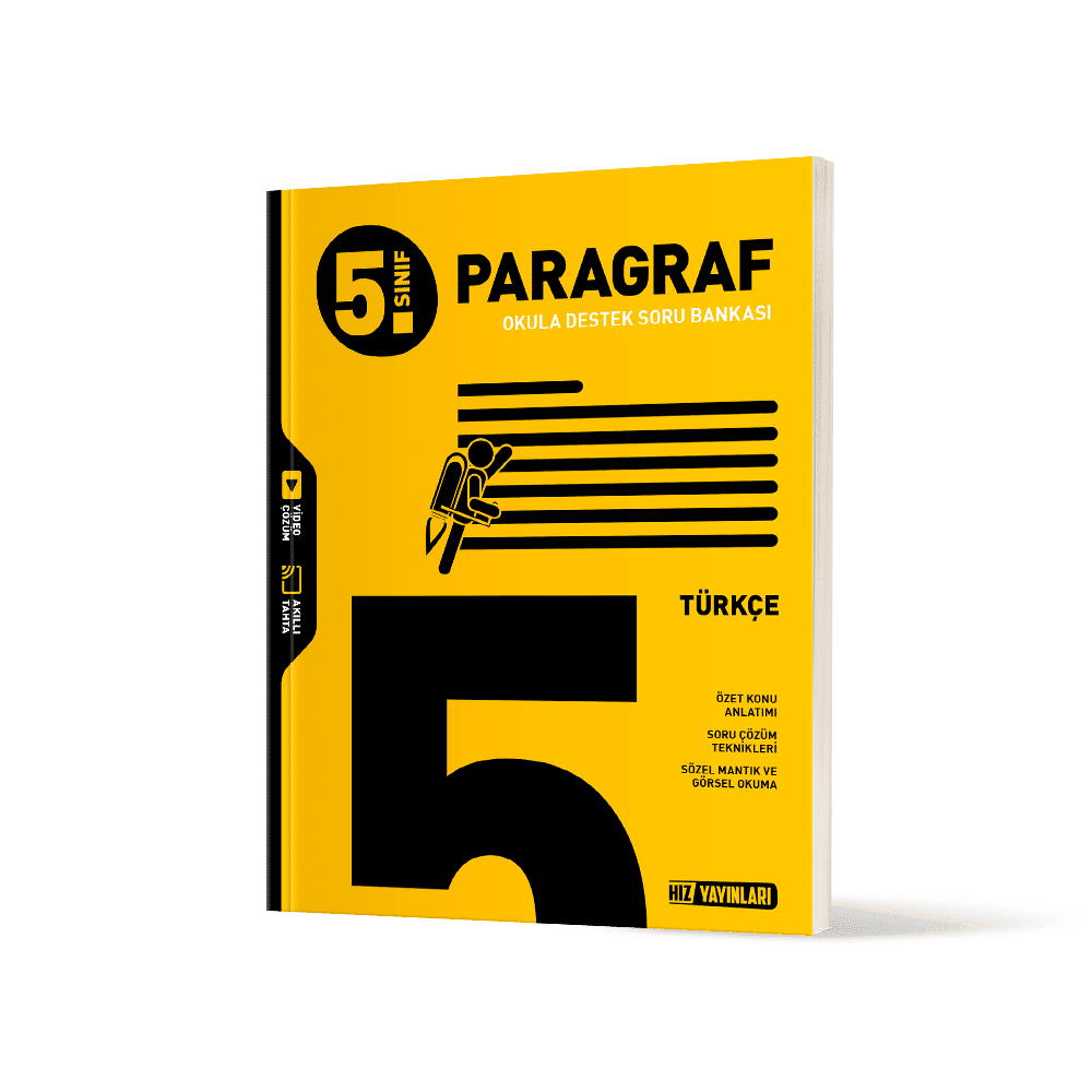 5. Sınıf Türkçe Paragraf Soru Bankası Hız Yayınları