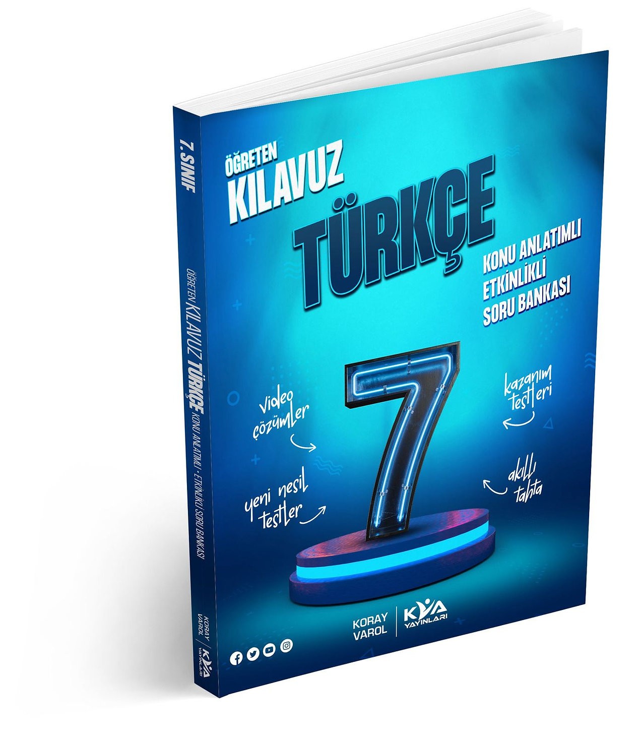 7. Sınıf Koray Varol Türkçe Öğreten Kılavuz Konu Anlatımlı Etkinlikli Soru Bankası KVA Koray Varol
