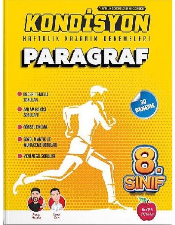 8. Sınıf Paragraf Kondisyon Haftalık Kazanım Denemeleri Newton Yayınları