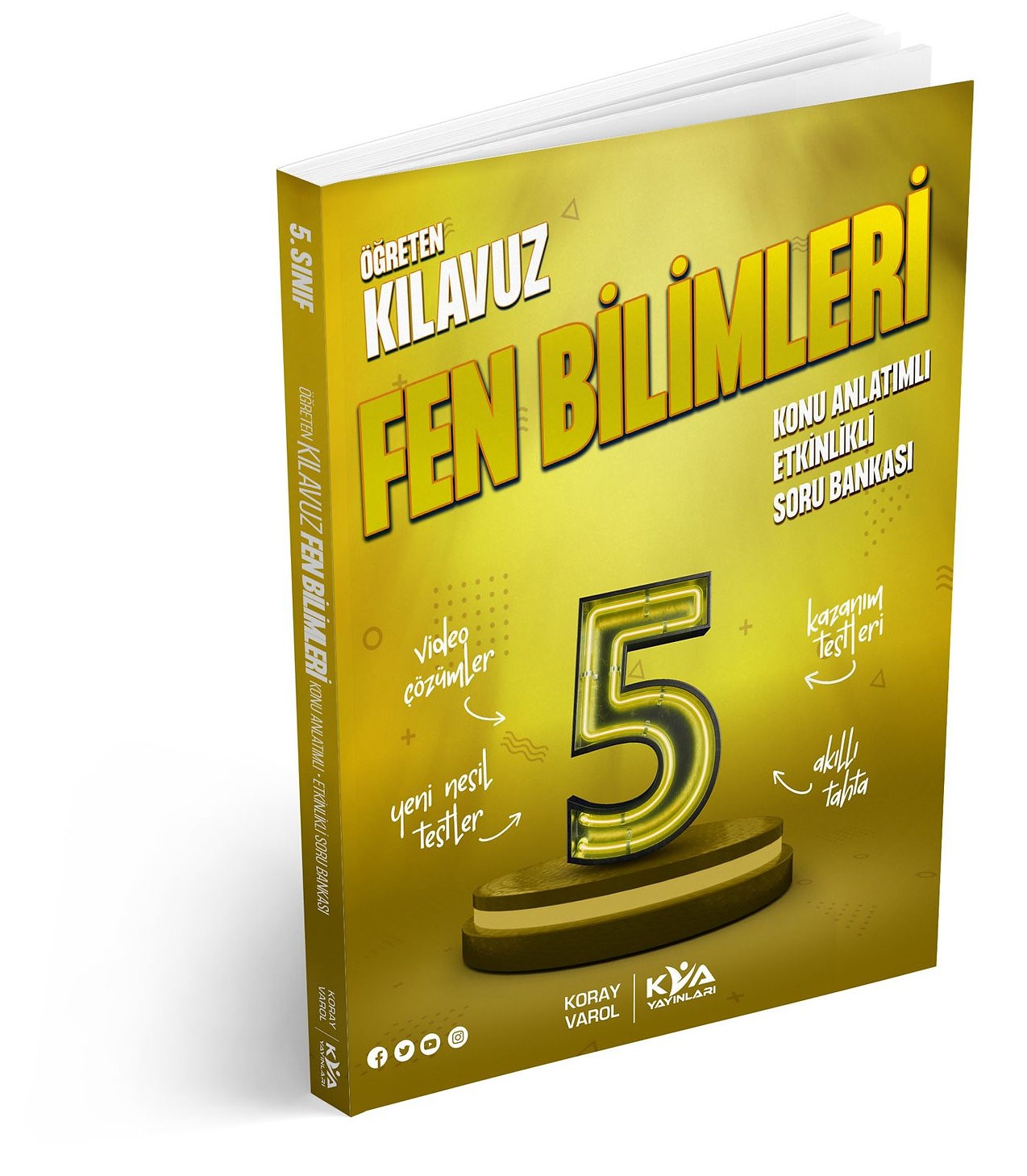 5. Sınıf Koray Varol Fen Bilimleri Öğreten Kılavuz Konu Anlatımlı Etkinlikli Soru Bankası KVA Koray Varol