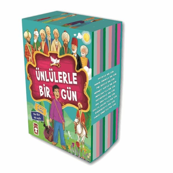 Ünlülerle Bir Gün 1 Set - 10 Kitap Timaş Çocuk