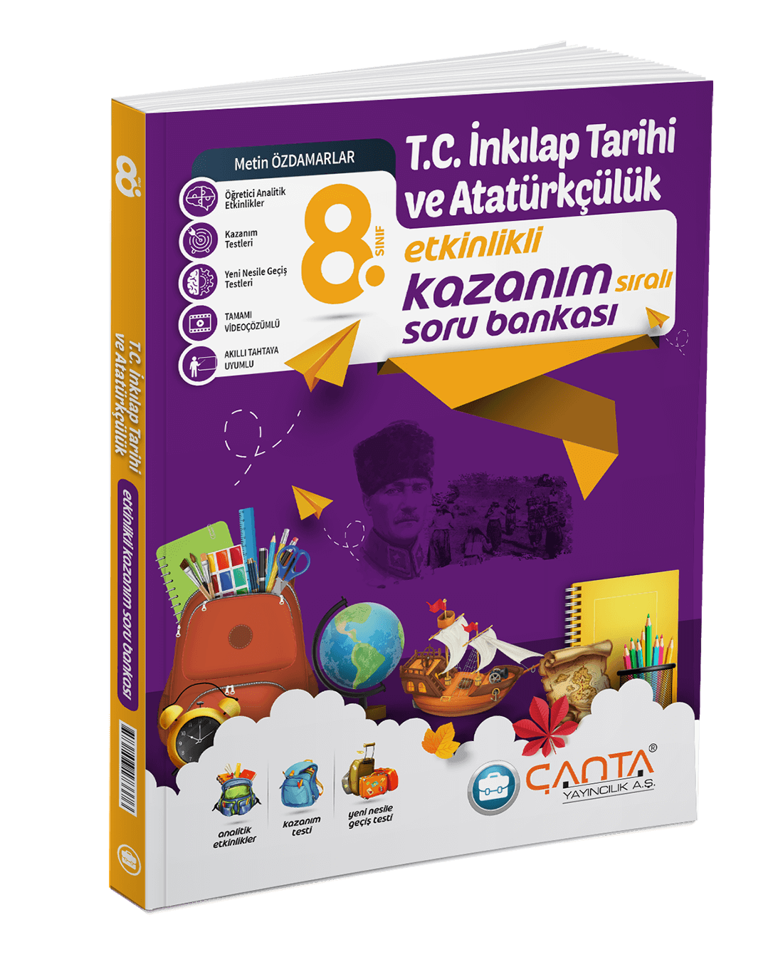 8. Sınıf T.C. İnkılap Tarihi ve Atatürkçülük  Etkinlikli Kazanım Soru Bankası