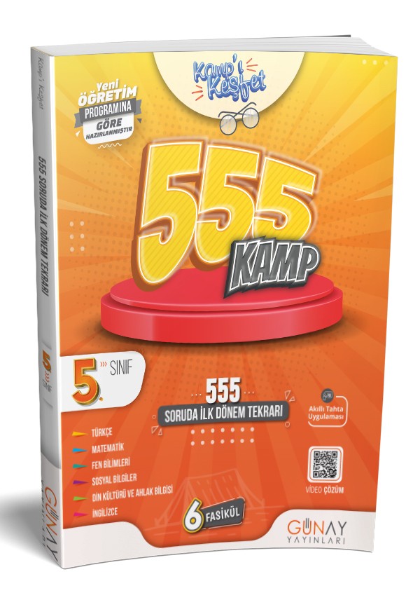 5. Sınıf İlk Dönem Kamp Kitabı (Kampı Keşfet)