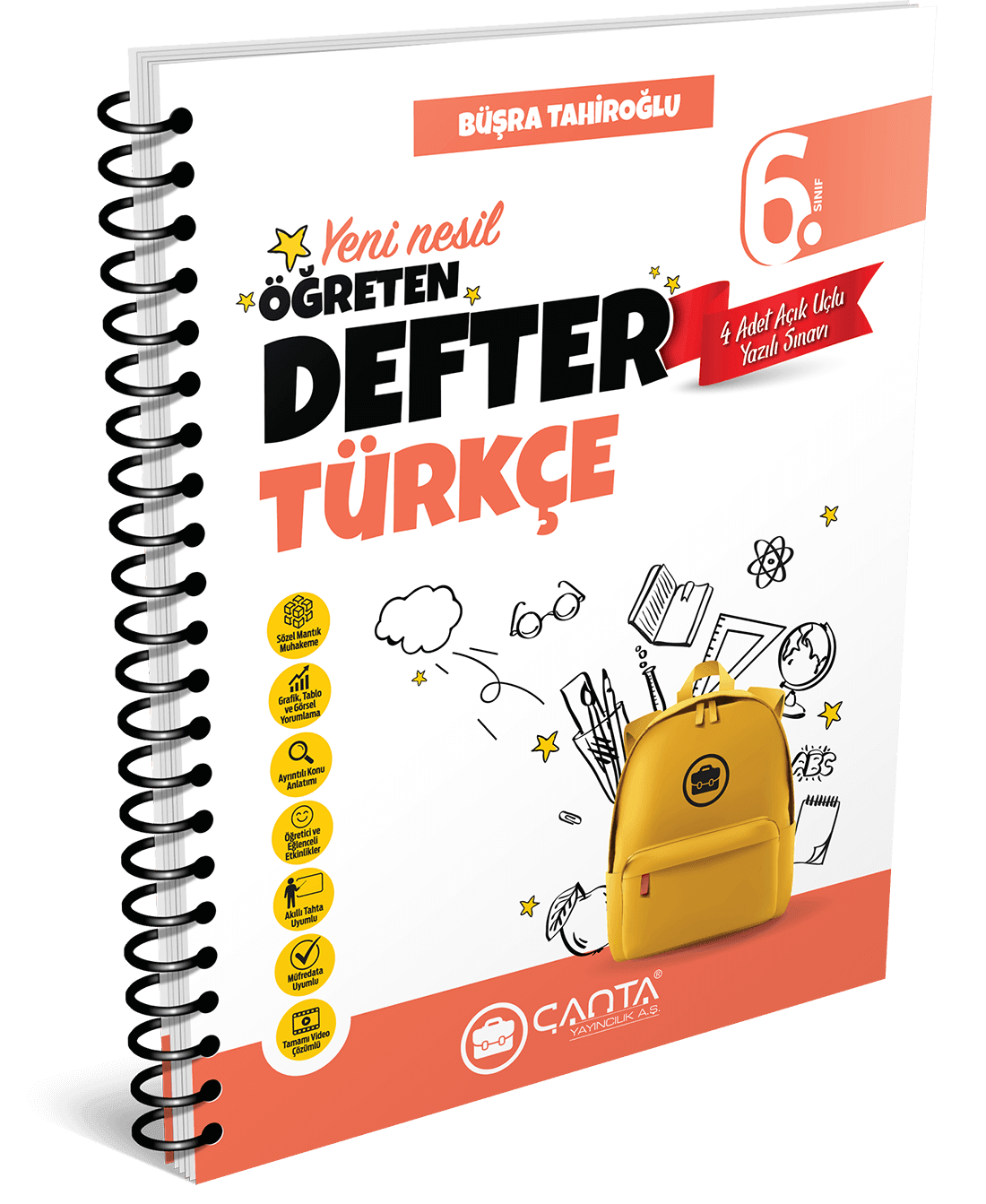 6. Sınıf Türkçe Öğreten Defter