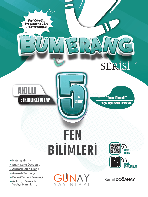 5. Sınıf Bumerang Etkinlikli Fen Bilimleri