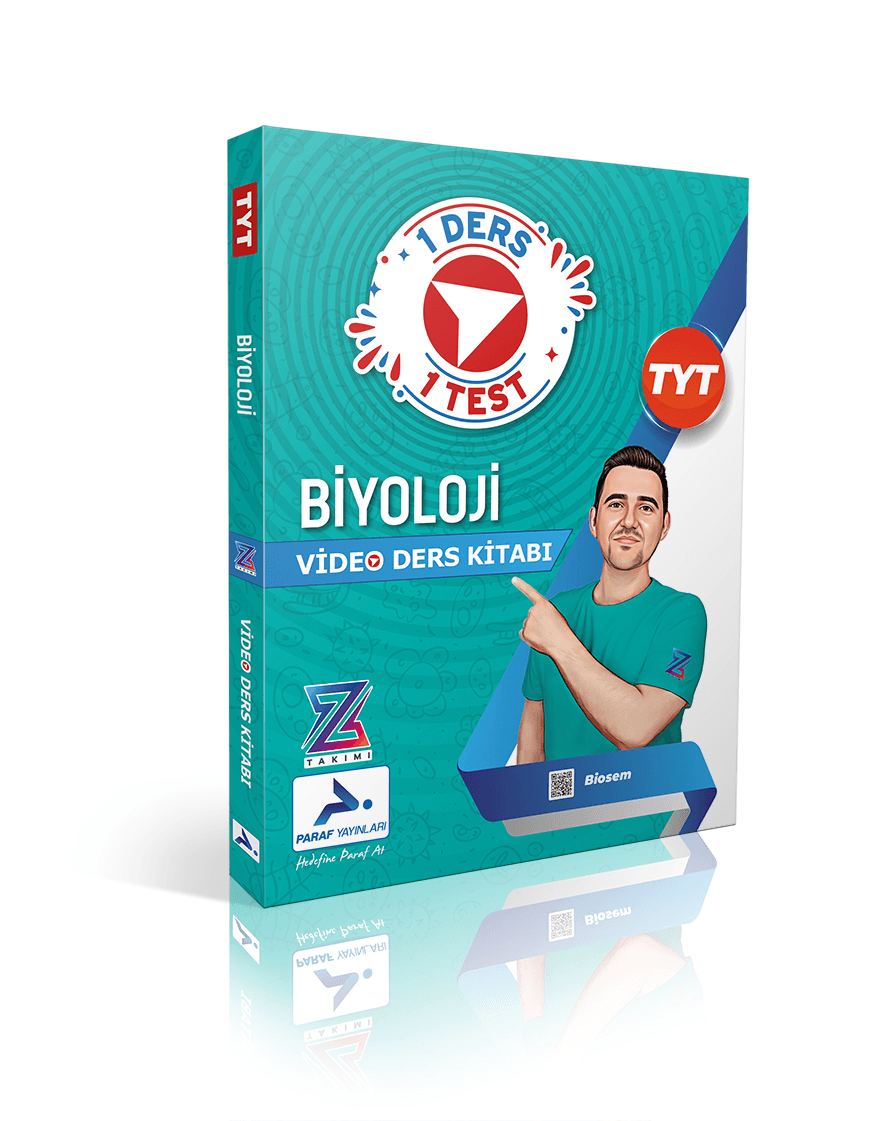 Biosem Paraf Z Takımı TYT Biyoloji Video Ders Anlatım Kitabı