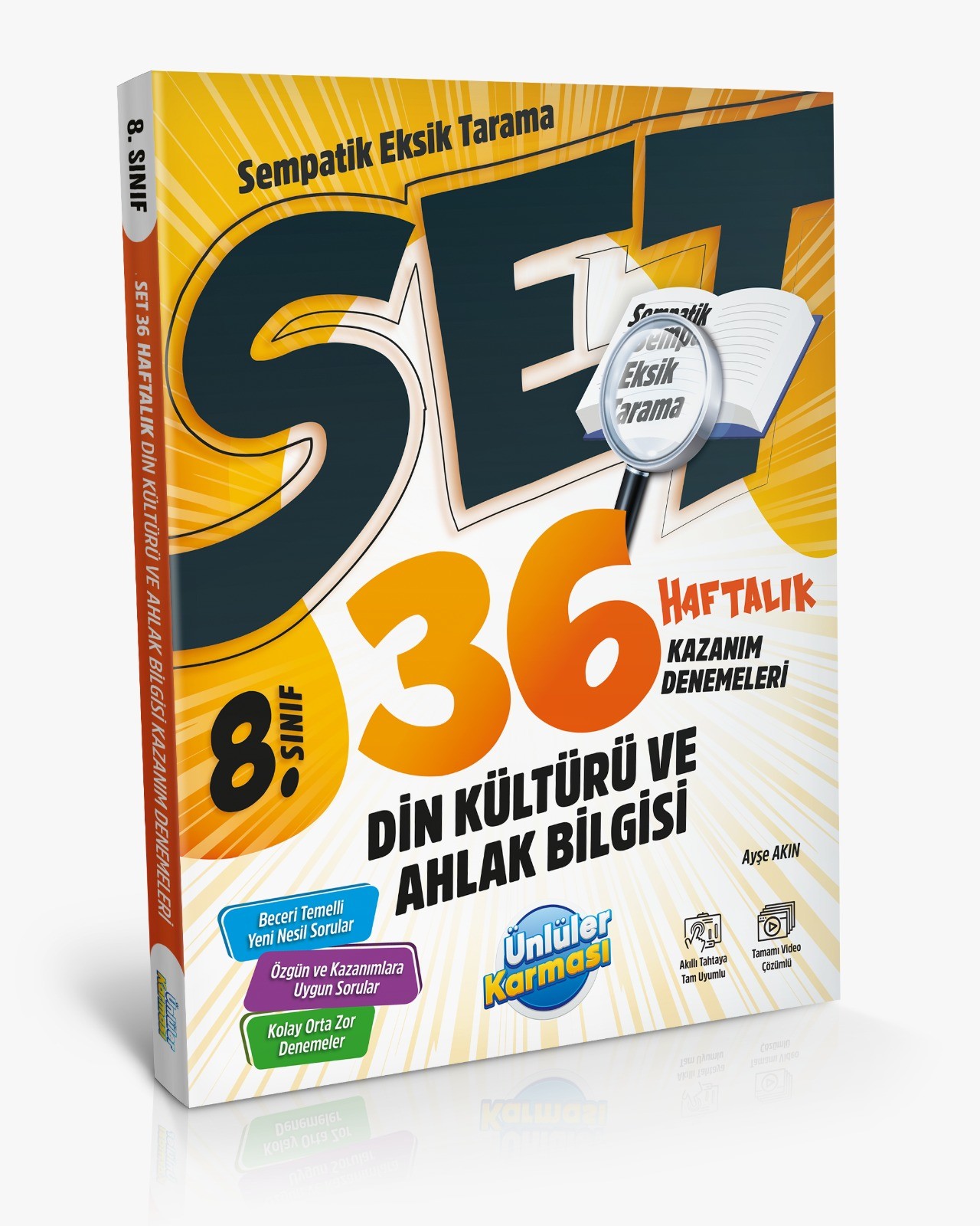 8. Sınıf Din Kültürü ve Ahlak Bilgisi 36 Haftalık Kazanım Denemeleri