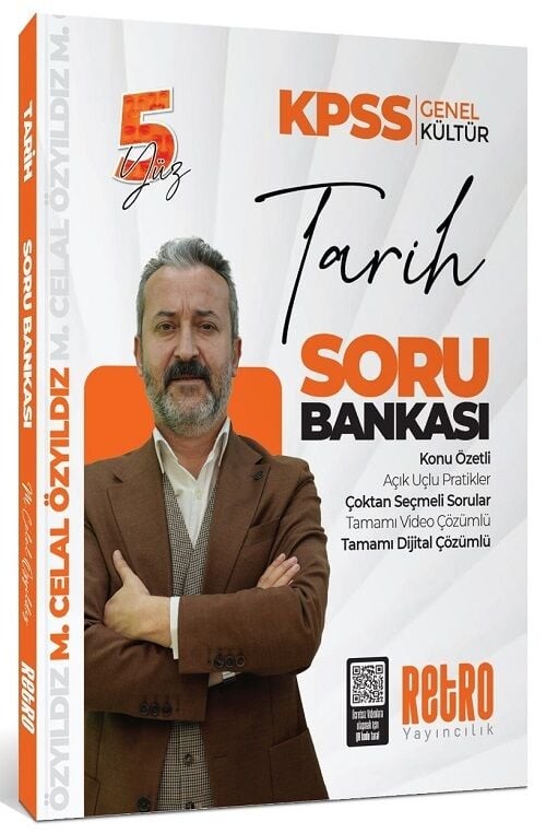 KPSS  Tarih 5Yüz Soru Bankası Çözümlü - Mehmet Celal Özyıldız