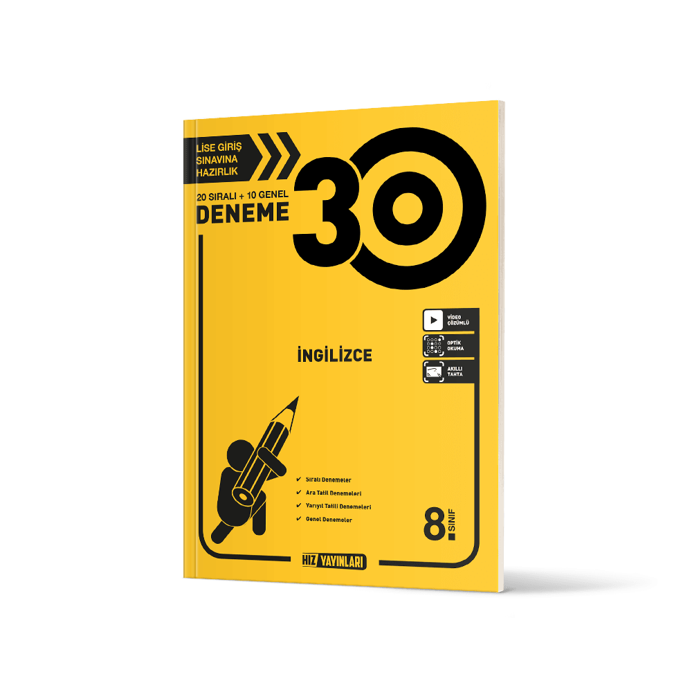8. Sınıf İngilizce 30’lu Deneme