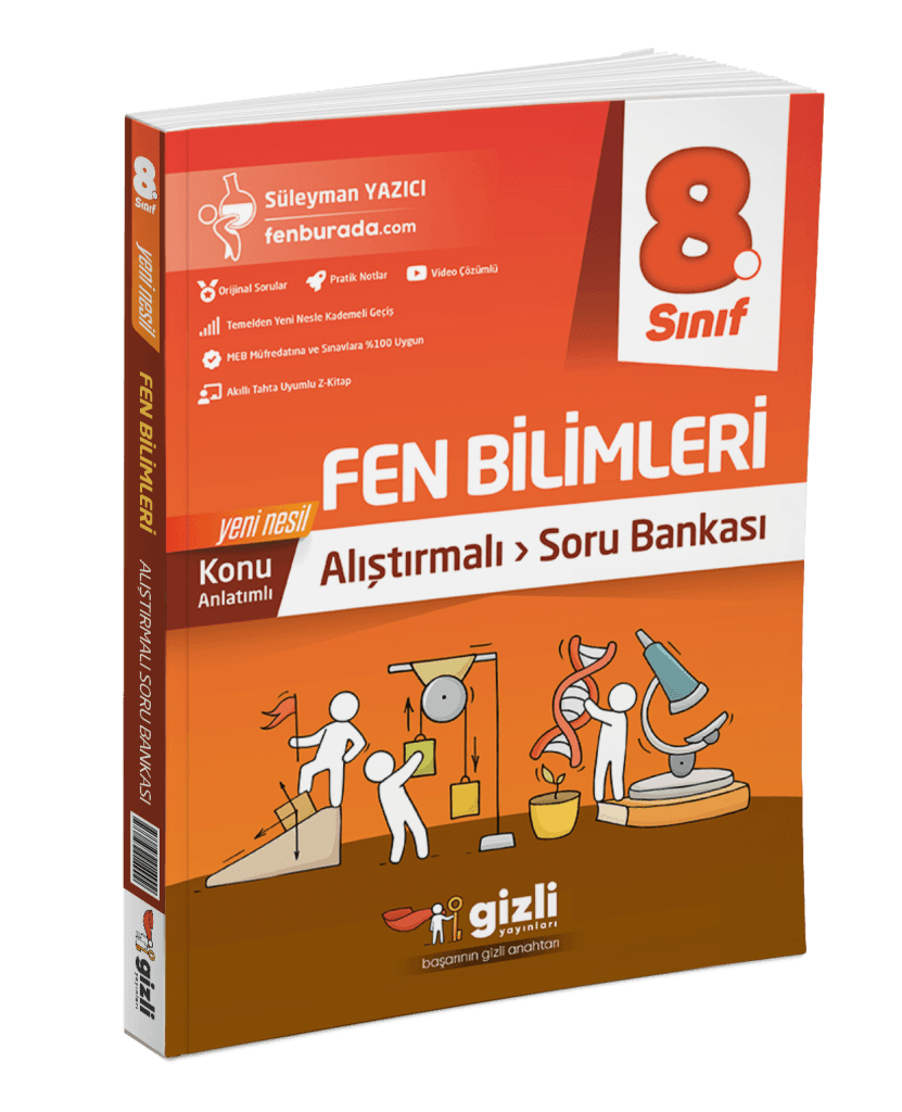 8. Sınıf Fen Bilimleri Alıştırmalı Soru Bankası