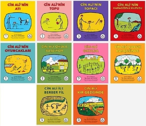 Cin Ali Kitap Seti 10 Kitap Takım Cin Ali Yayınları