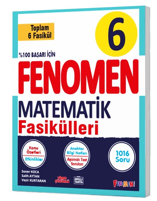 6. Sınıf Fenomen Matematik Fasikülleri Fenomen Okul