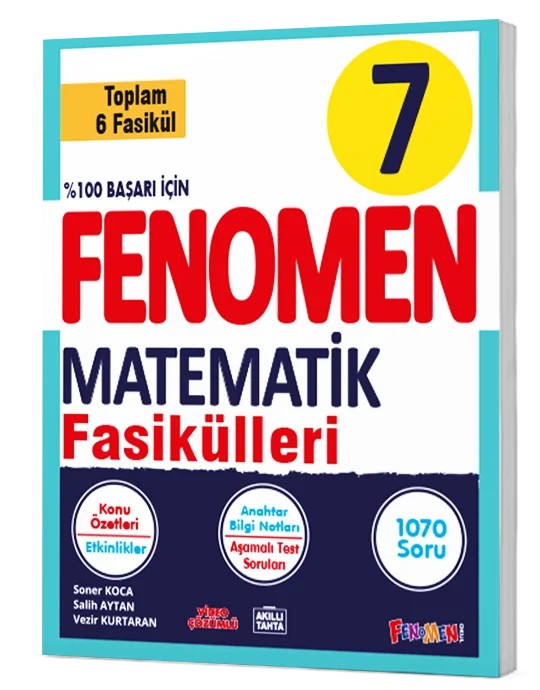 7. Sınıf Matematik Fasikül Seti (1-2-3-4-5-6. Sayılar)