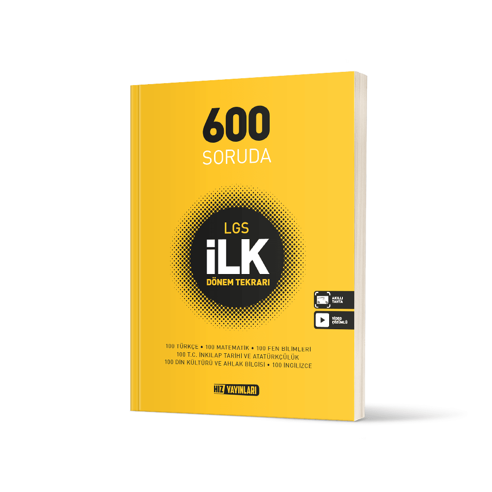 8. Sınıf LGS 600 İlk Dönem Tekrarı