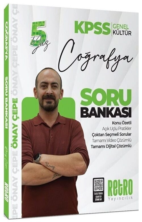 KPSS  Coğrafya 5Yüz Soru Bankası Çözümlü - Önay Çepe