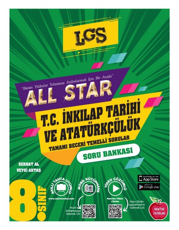 8. Sınıf All Star T.C İnkılap Tarihi ve Atatürkçülük Soru Bankası Newton Yayınları