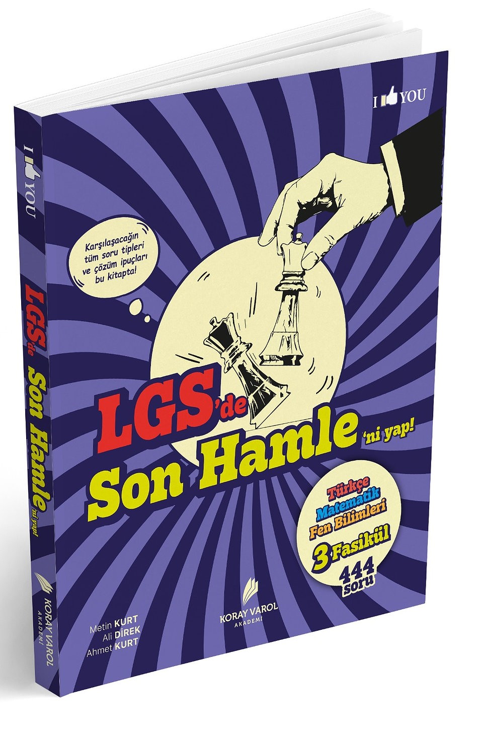 8. Sınıf Koray Varol Lgs'De Son Hamleni Yap (Türkçe Matematik Fen 3 Fasikül)