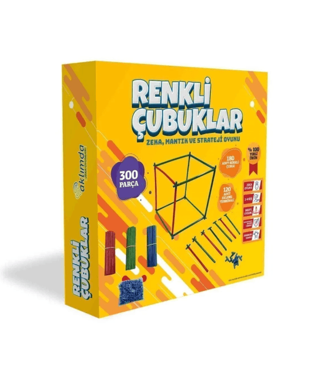 Renkli Çubuklar Zeka Mantık Ve Strateji Oyunu Aklımda Zeka Oyunları