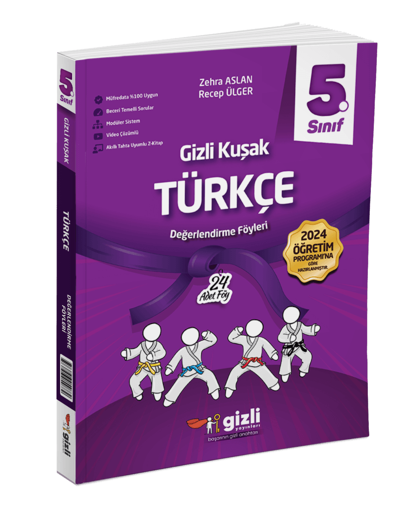 5. Sınıf Türkçe Gizli Kuşak Değerlendirme Föyleri