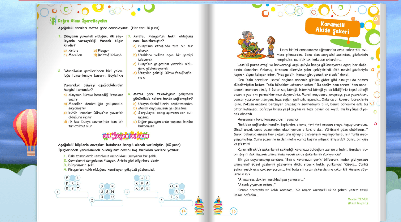 4. Sınıf Bir Başkadır Okuduğunu Anlamak Kırmızı Beyaz Yayınları