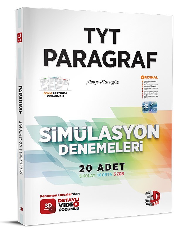 TYT 3D Paragraf Simülasyon Denemeleri