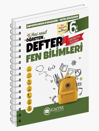 6.Sınıf Fen Bilimleri Okula Yardımcı Öğreten Defter 2025-2026 Çanta Yayınları