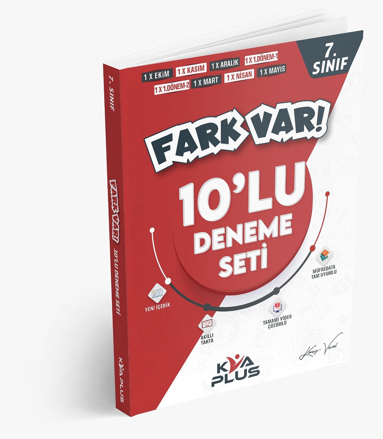 7. Sınıf Koray Varol Tüm Dersler 10'Lu Deneme Seti KVA Koray Varol